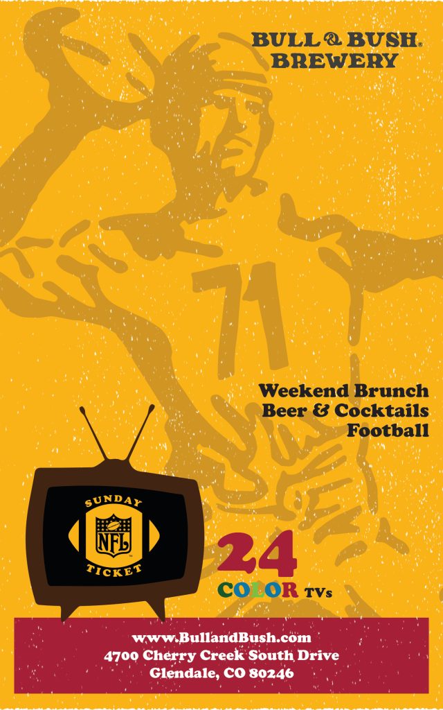 image of newspaper ad - Bull & Bush Brewery