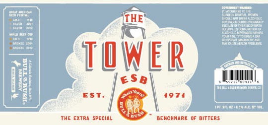 image of bottle label for The Tower ESB - Bull & Bush Brewery